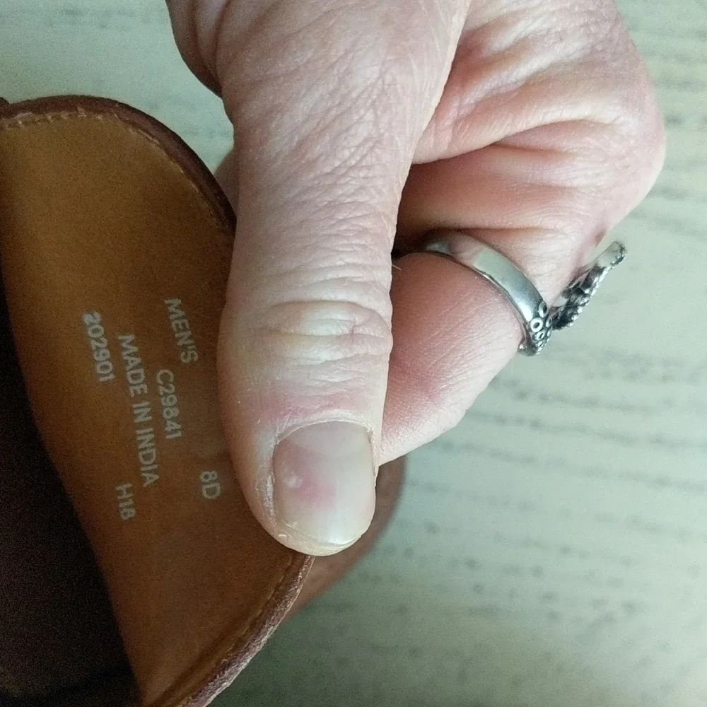 Cole Haan Brown Leather Slip-On Loafers - Picture 3 of 5